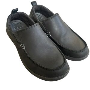 Men's Crocs Black Slip-On Comfort Loafers